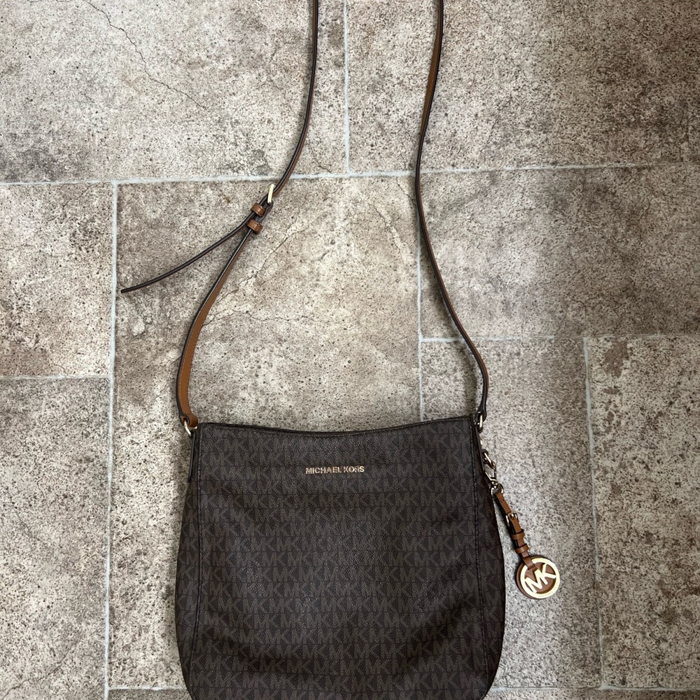Michael Kors Dark Brown Crossbody Bag